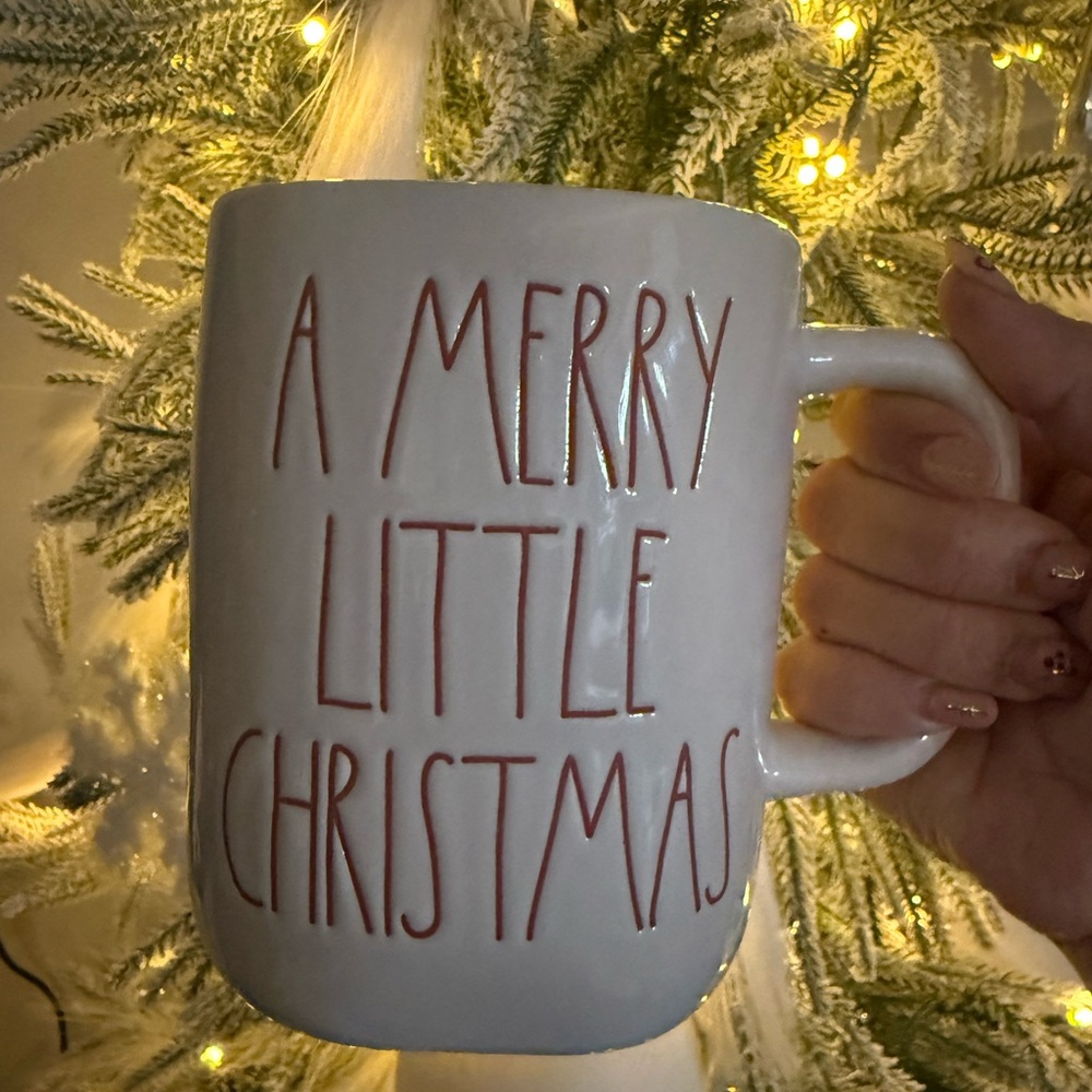Rae Dunn White Christmas Mug